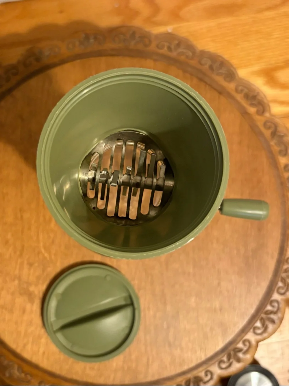 Vintage Androck Nut Chopper Grinder in Green